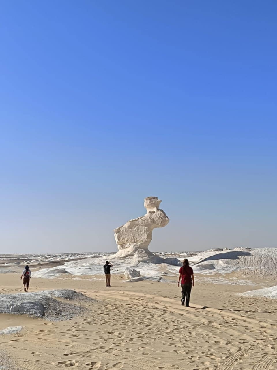 A treasure of Wonders of EgyptA white desert that makes you feel like visiting another planet
